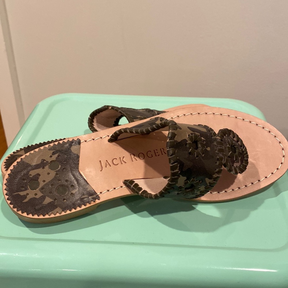 Jack Rogers Camo Sandal - never worn